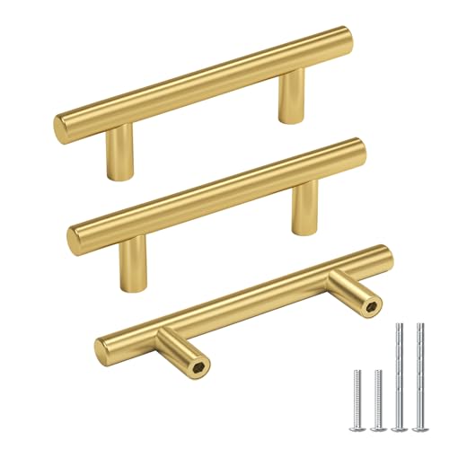 Goldenwarm 18 Pack 2-1/2in Gold Cabinet Handles