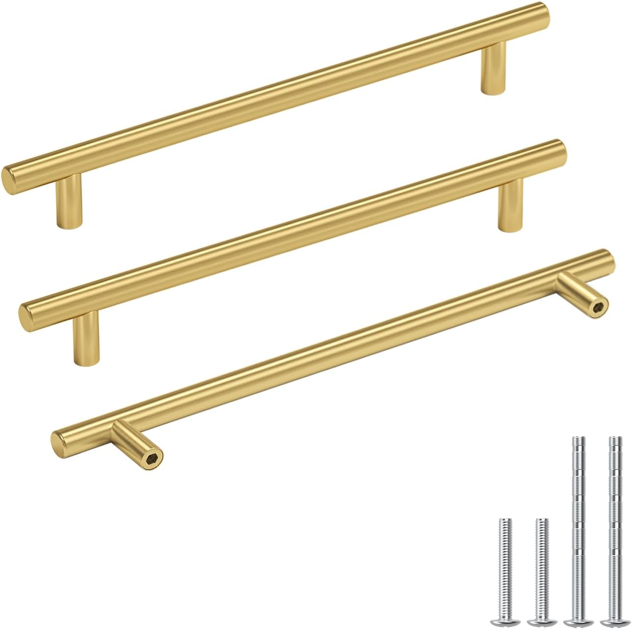 Goldenwarm 15 Pack 10 Inch Gold Handles
