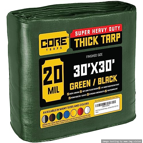 Core Tarps Extreme Heavy Duty 20 Mil (30 x 30)