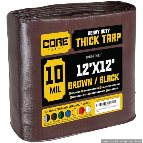 Core Tarps Heavy Duty 10 Mil Tarp Cover
