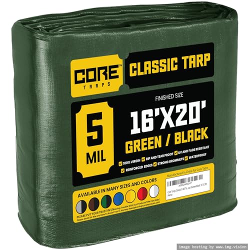 Core Tarps Classic 5 Mil (Green/Black)