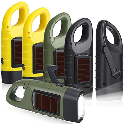 Mudder Hand Crank Solar Flashlight