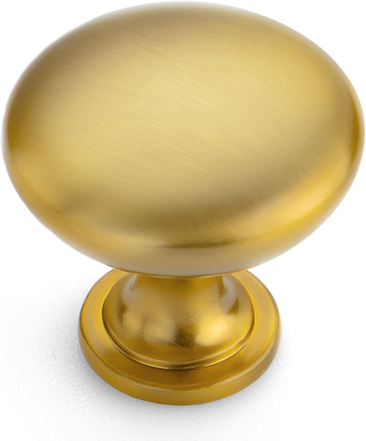 Ravinte 30 Pack Cabinet Hardware - Brushed Brass Zinc Knobs and Drawer Pulls For Cabinets, Dressers, and Drawers