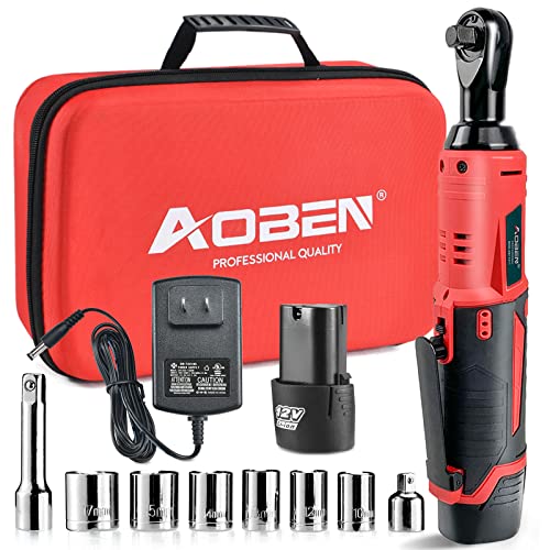 AOBEN 3/8" 12V Power Electric Ratchet