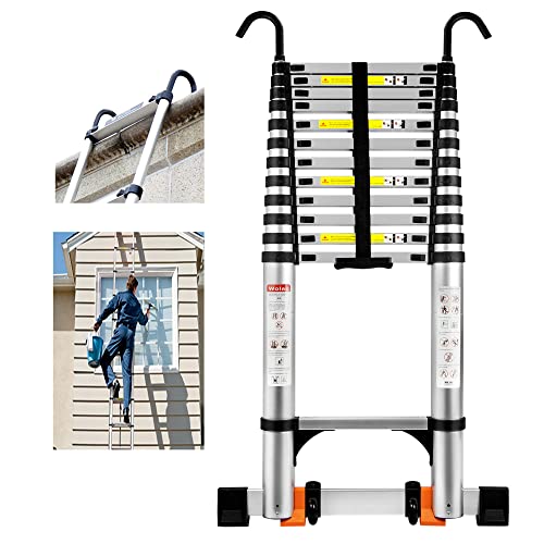 Wolec Telescoping Ladder,16.5FT (Premium)