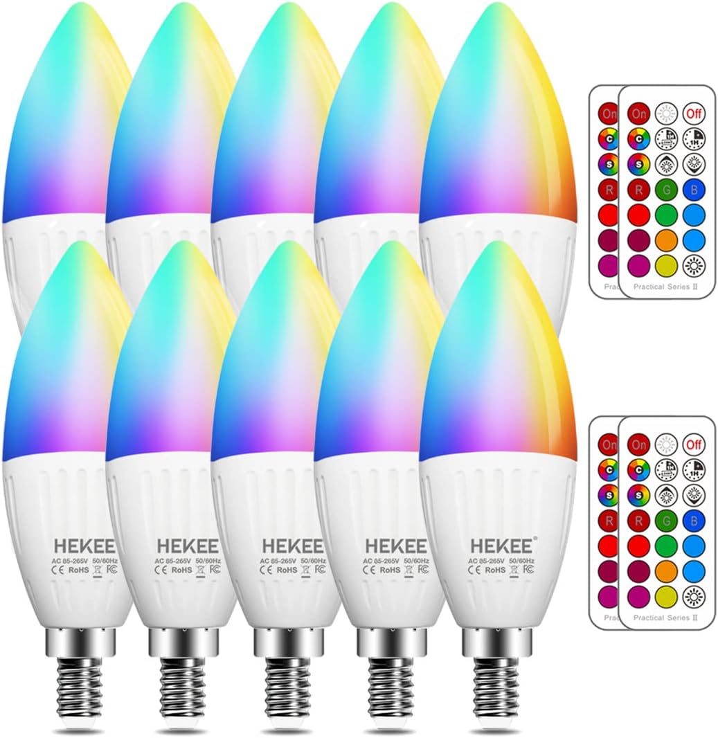 HEKEE E12 Color-Changing Candle