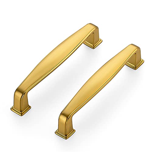 Ravinte 15 Pack Brass Cabinet Handles