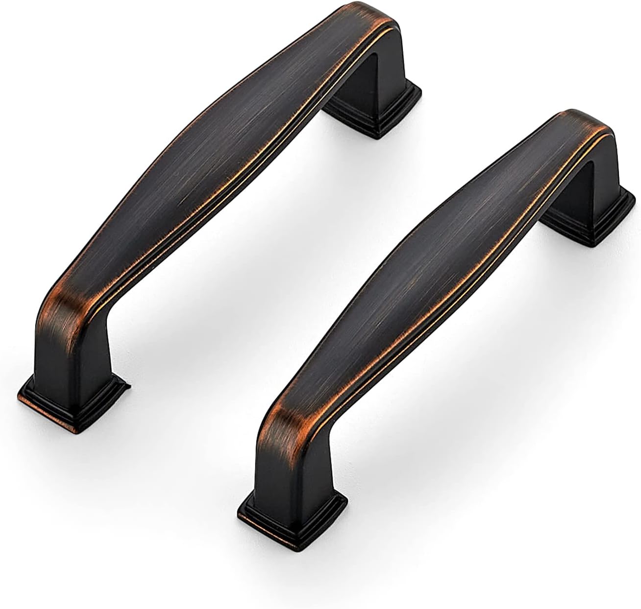 Ravinte 20 Pack 3 Inch Solid Cabinet Handles - Oil Rubbed Bronze Pulls for Kitchen Drawers and Cabinets - Cupboard Hardware