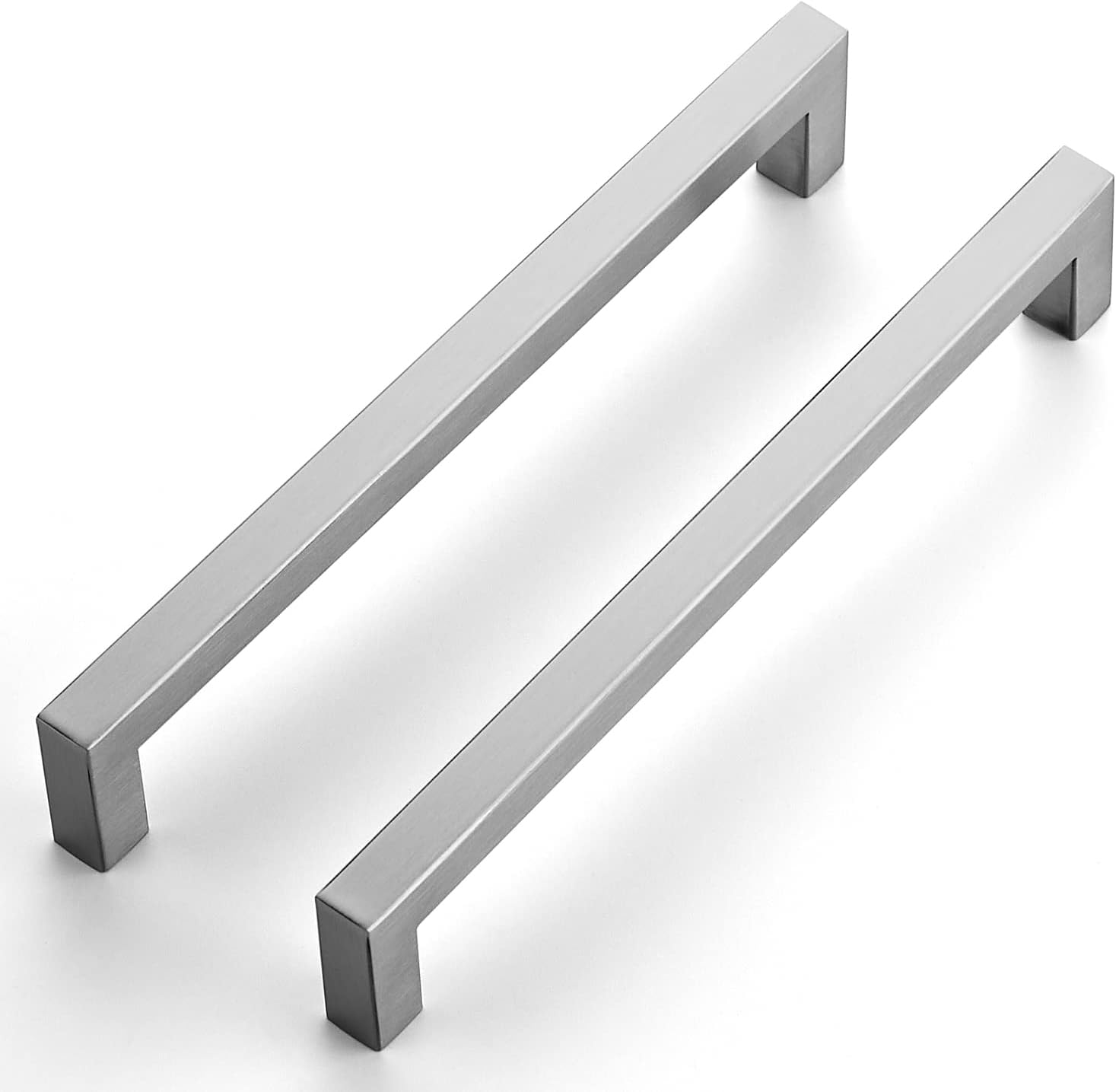 Ravinte 20 Pack Stainless Steel Kitchen Cabinet Handles Brushed Nickel Cabinet Pulls Kitchen Drawer Handles Sleek Dresser Drawer Pulls with 7-1/2 inch Hole Center Satin Nickel Cabinet Hardware