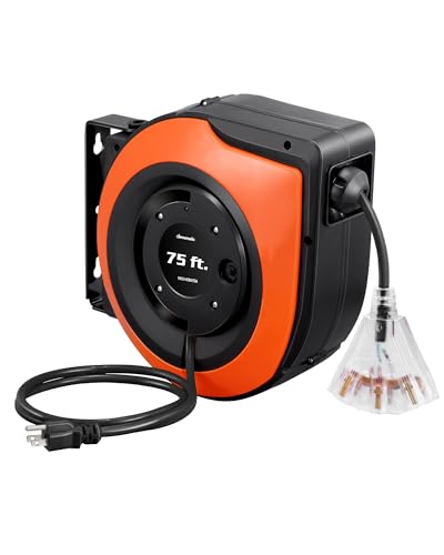 DEWENWILS Retractable Extension Cord Reel