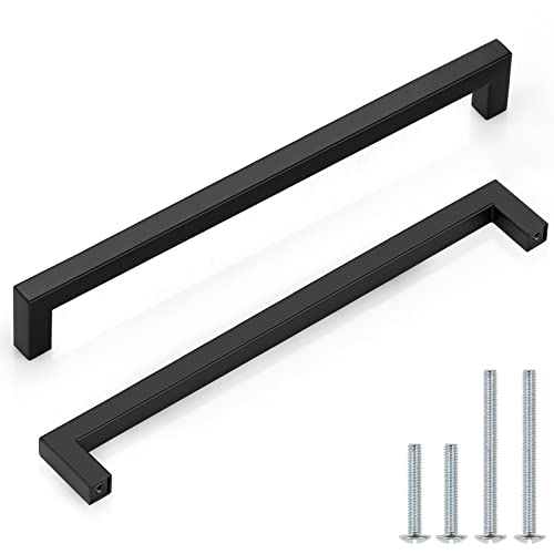 Probrico 10" Flat Black Stainless Pull