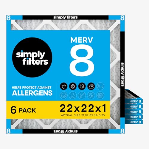 Simply 22x22x1 Air Filter (6-pack)