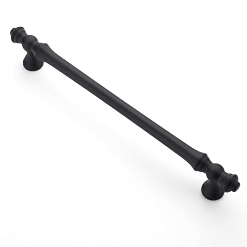 Asidrama 10 Pack 7.5 Inch(192mm) Matte Black Kitchen Cabinet Handles, Cabinet Pulls Kitchen Cabinet Hardware for Cupboard Drawer Pulls