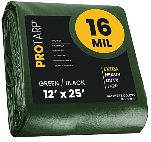 PROTARP Extra Heavy Duty 16 Mil (Green/Black 12x25)