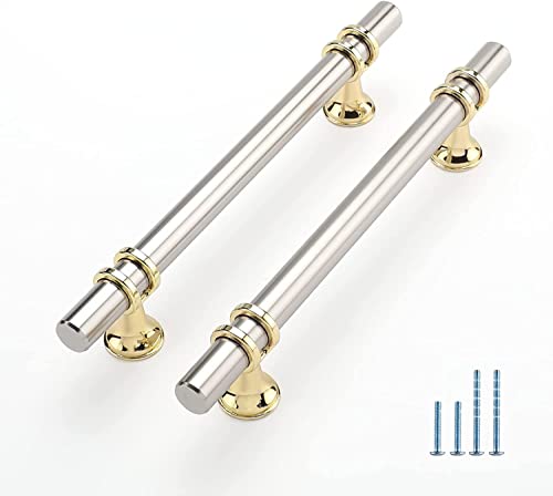 Leulan 5in Brushed Nickel and Gold