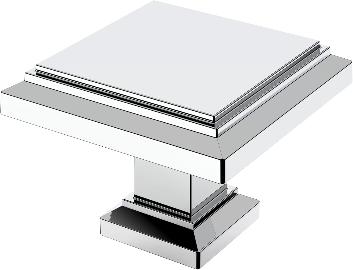 Alzassbg Polished Chrome Cabinet Knobs