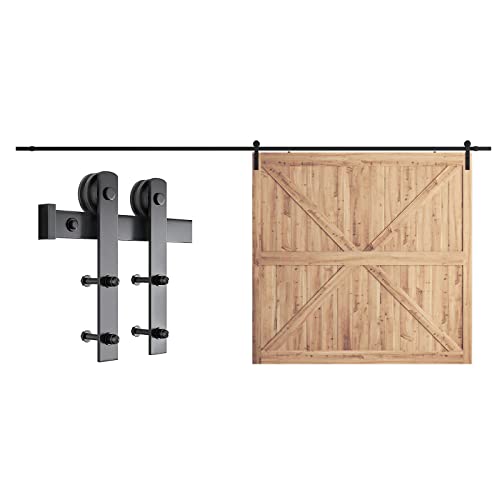 SMARTSTANDARD 17ft Heavy Duty Sliding Barn Door Kit