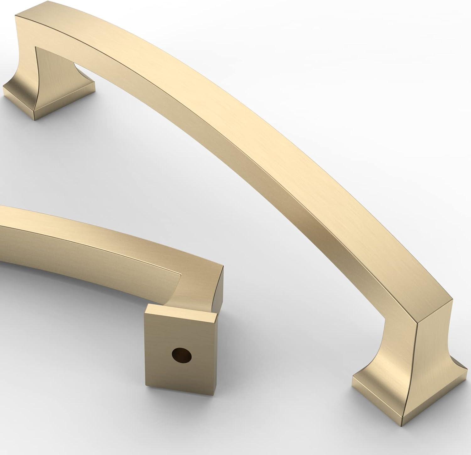Asidrama 5 Inch Brushed Brass Handle