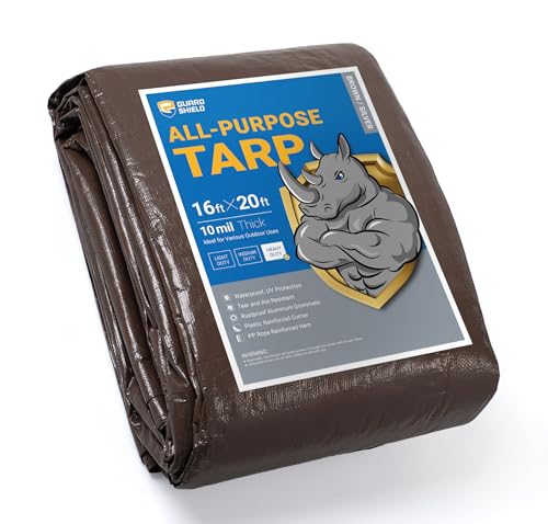 GUARD SHIELD Brown/Silver 16x20