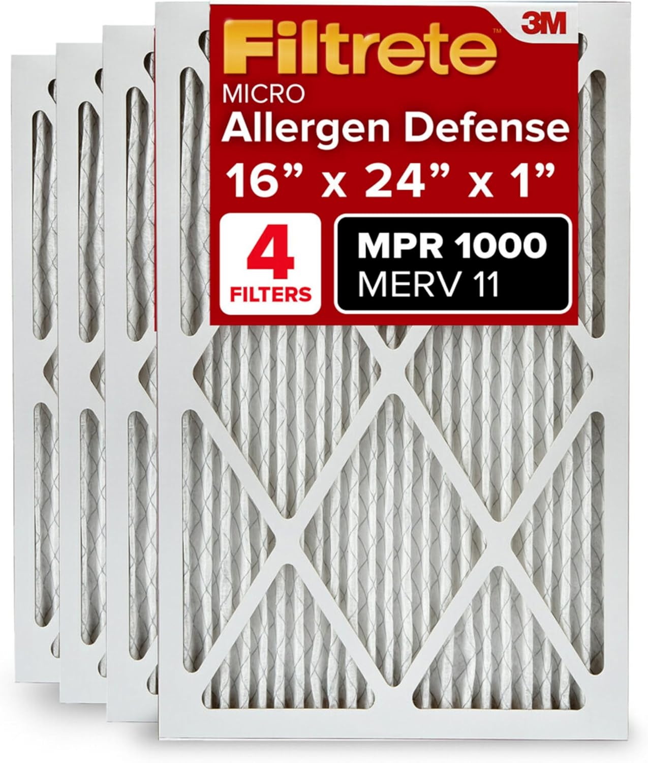 Filtrete 16x24x1 MERV 11 (4-Pack)