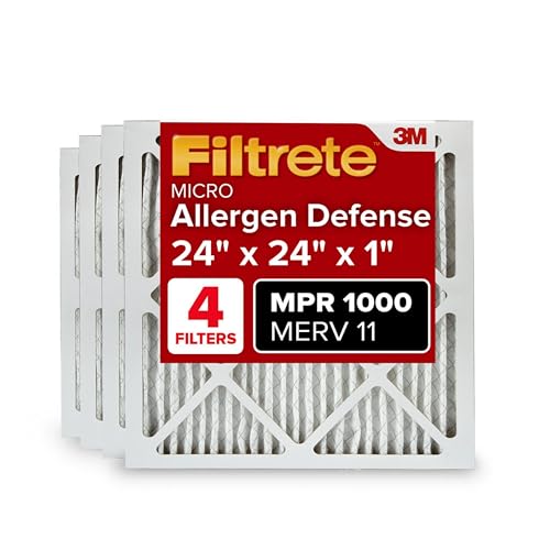 Filtrete 24x24x1 MERV 11 (4-Pack)