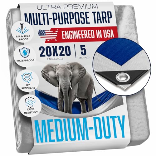 KING-A-MA-JIGS 20x20 Plastic Tarp