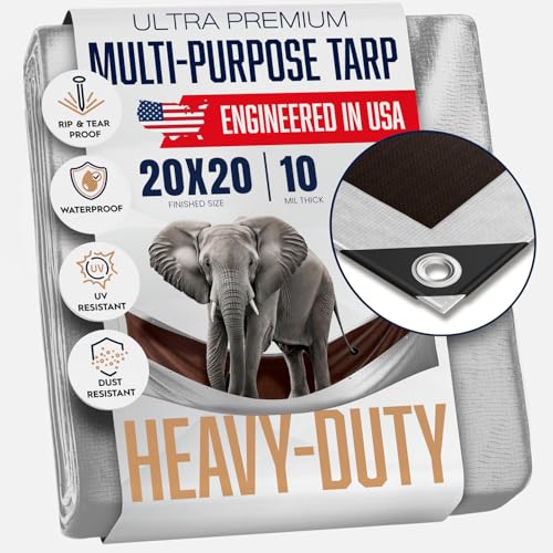 20x20 Heavy Duty Tarp (10 Mil)