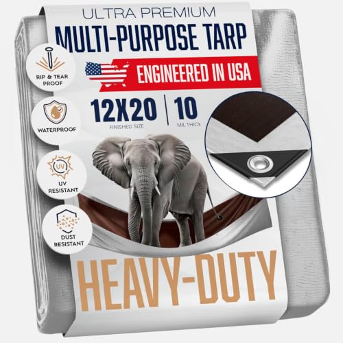 KING-A-MA-JIGS 12x20 Heavy Duty Tarp