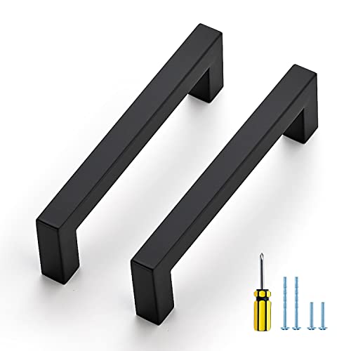 Ravinte 15 Pack Black Cabinet Pulls 4-1/2 Inch