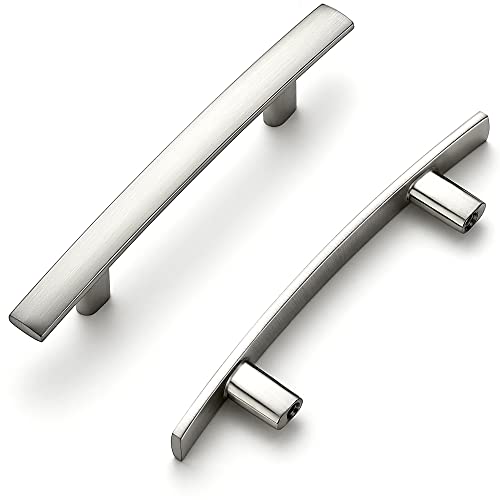 Ravinte 20 Pack Curved Pulls (Brushed Nickel)