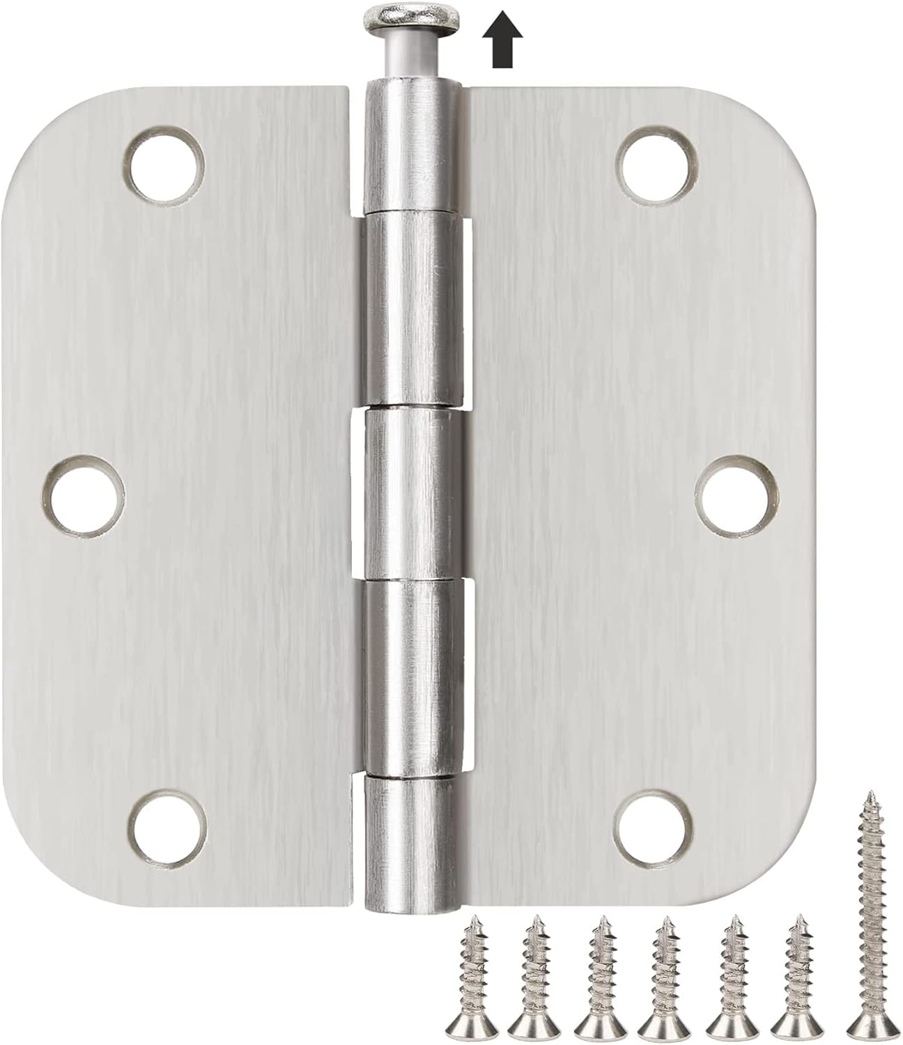 TDCHINGES 42 Pack Rounded Door Hinges