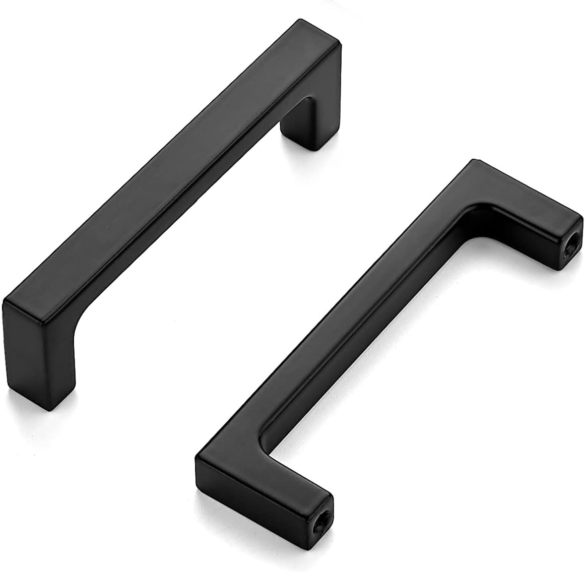 Ravinte 30 Pack 3 Inch Hole Centers Matte Black Cabinet Pulls Handles Solid Drawer Pulls Kitchen Hardware Flat Black Square Bar Drawer Handles