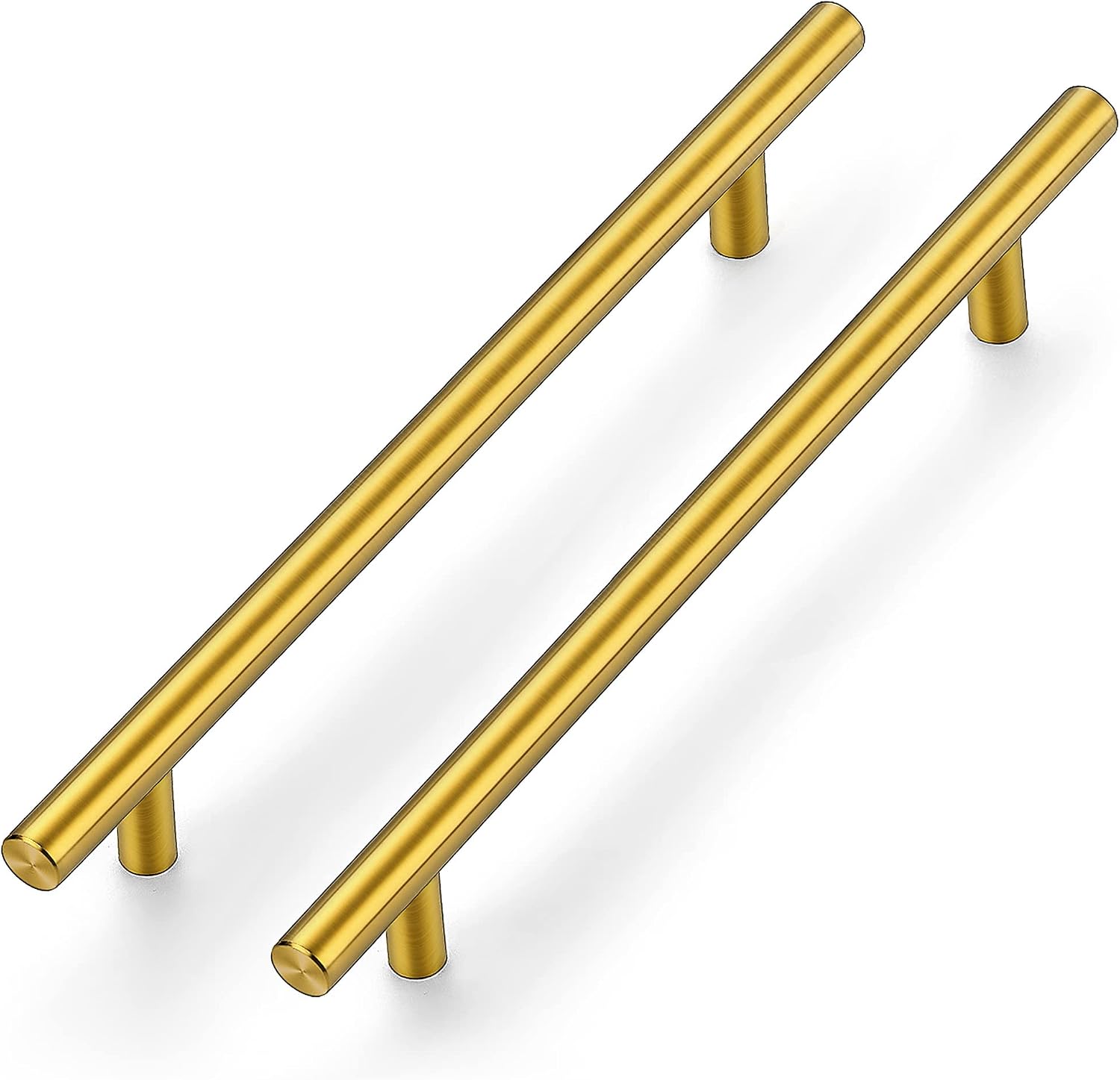 Ravinte Gold Cabinet Handles 20 Pack 7-1/2 Inch Cabinet Pulls Brushed Brass Kitchen Cabinet Handles Modern Drawer Pulls Gold Hardware for Kitchen Cabinet