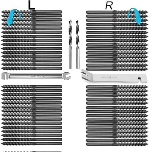 Steel DN Mate 60 Pack Black T316 Swage Lag Screws