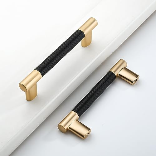 Coinkoly Black & Gold Knurled Pulls