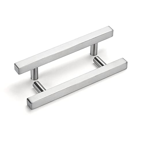 goldenwarm 30 Pack Brushed Nickel Cabinet Pulls 3-3/4in Kitchen Cabinet Handles Stain Steel Drawer Hardware for Kitchen and Bathroom Handles, 3-3/4in Overall Drawer Pull