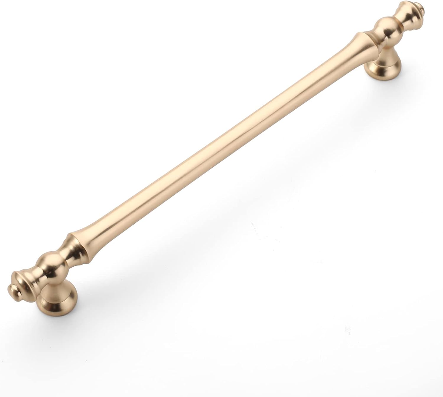 Amerdeco 10 Pack Brushed Brass Cabinet Pulls 7.5 Inch(192mm) Hole Center Cabinet Hardware Gold Kitchen Cabinet Handles for Bathroom Drawer Pulls Dresser Pulls ZH0014......