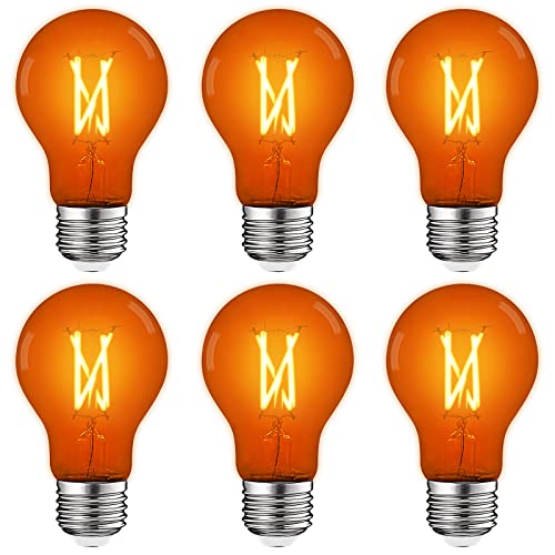 LUXRITE A19 Edison LED Orange