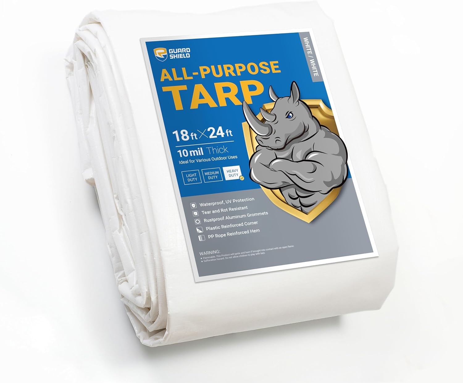 GUARD SHIELD 18x24 White 10mil