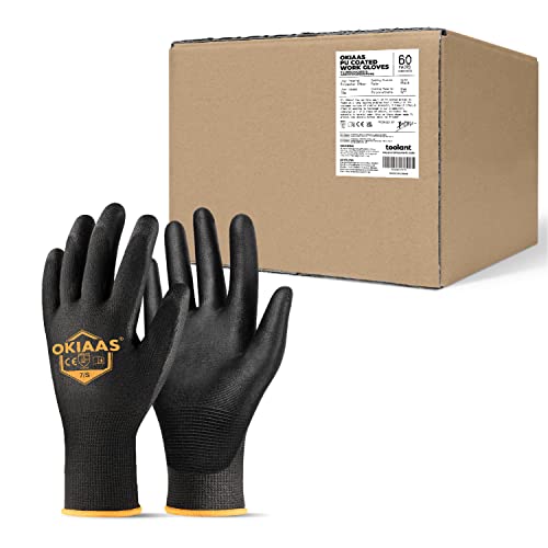 OKIAAS Work Gloves (Small, 60 Pairs)