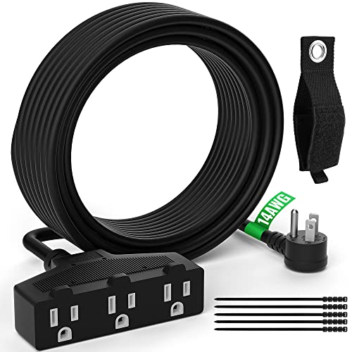 Elecan Outdoor Extension Cord 50 Ft
