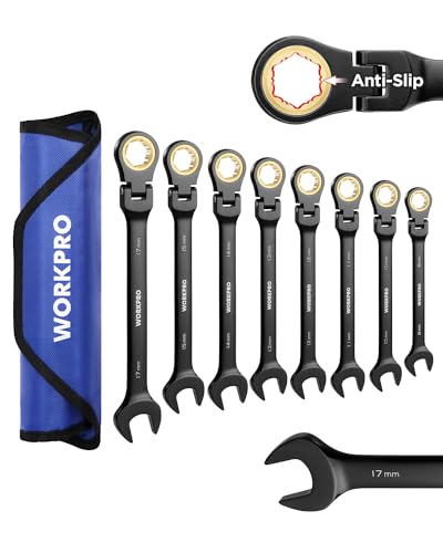WORKPRO Ratcheting Combination Wrench Set
