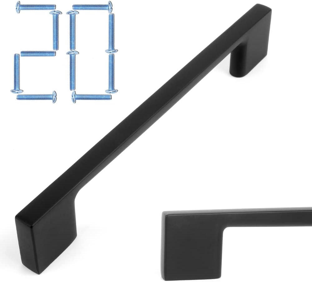 KOOFIZO 20 Pack 5 Inch Matte Black Pulls