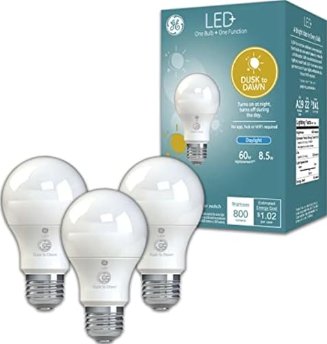 GE LED+ Dusk to Dawn A19