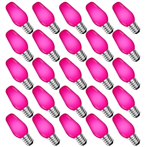 LUXRITE 25-Pack C7 Pink