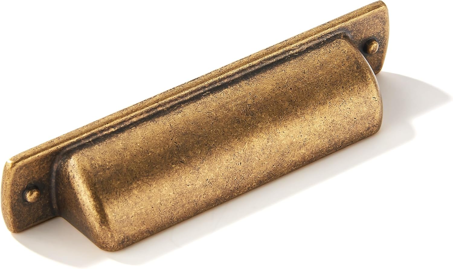 khtumeware 20 Pack 3" Drawer Pulls Antique Brass Cabinet Cup Pulls Kitchen Hardware Vintage Cabinet Handles Drawer Handles Knobs 3 inch Hole Center