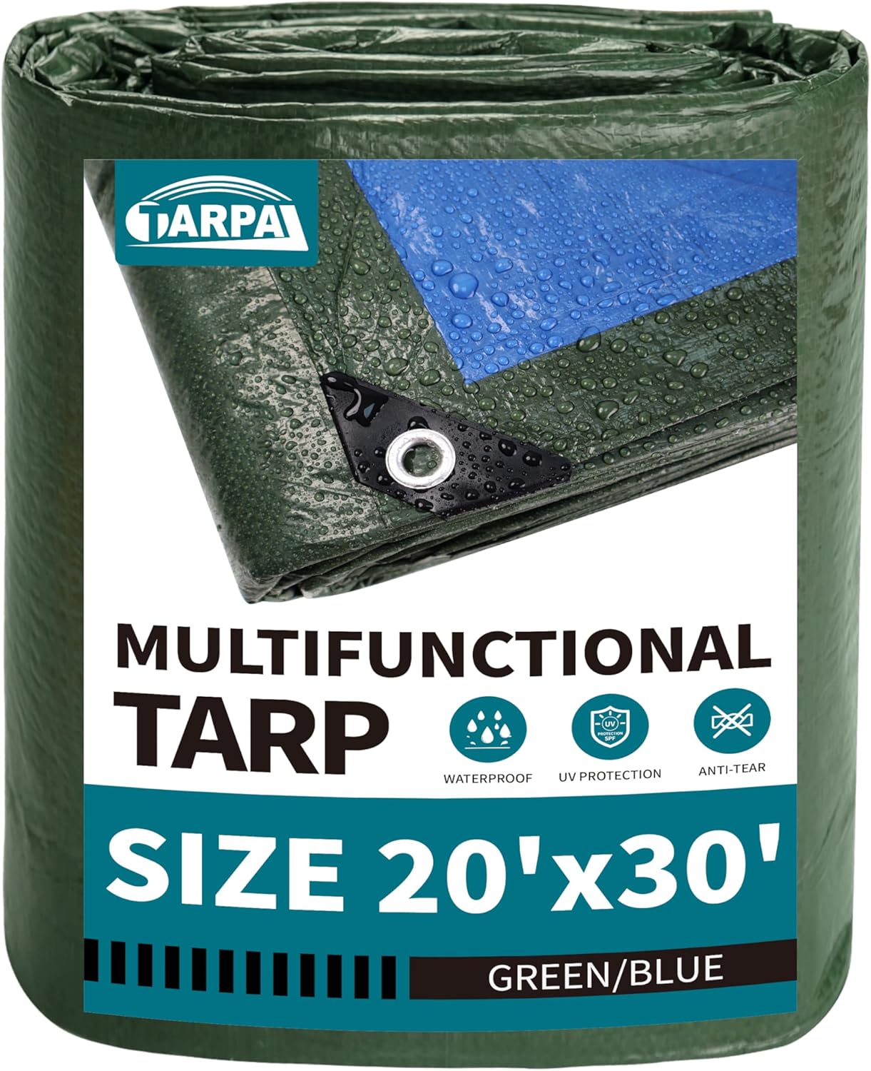 TARPAL 20x30 Green/Blue