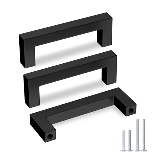 goldenwarm 25 Pack Black Cabinet Pulls
