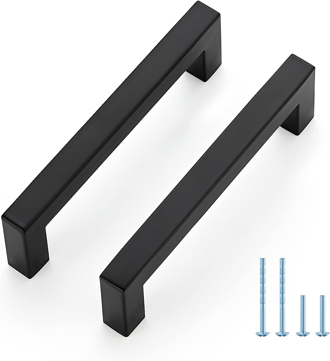 Ravinte 5" Matte Black Cabinet Pulls