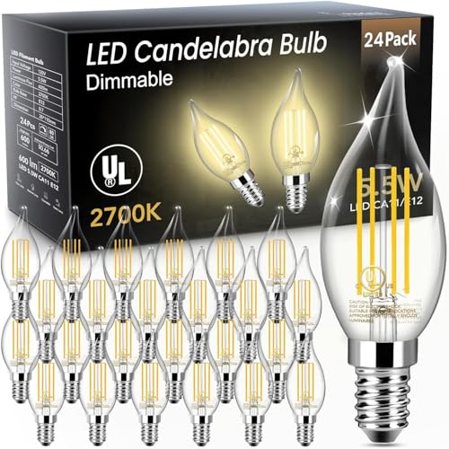 TJOY CA11 Candelabra 24pk